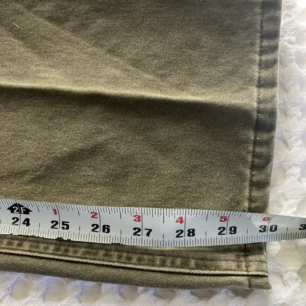 Orvis Denim Work Pants with Suede Leather Trim‎ - 32 Green - Picture 11 of 12